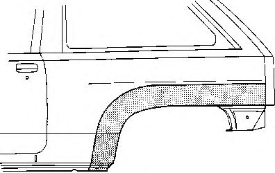VAN WEZEL 3788146 -  Боковина
